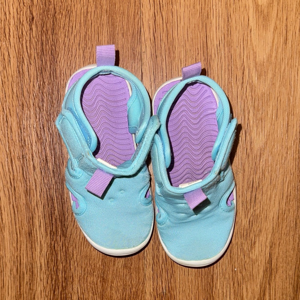 Cat & Jack Turquoise and Purple Kids Sneakers